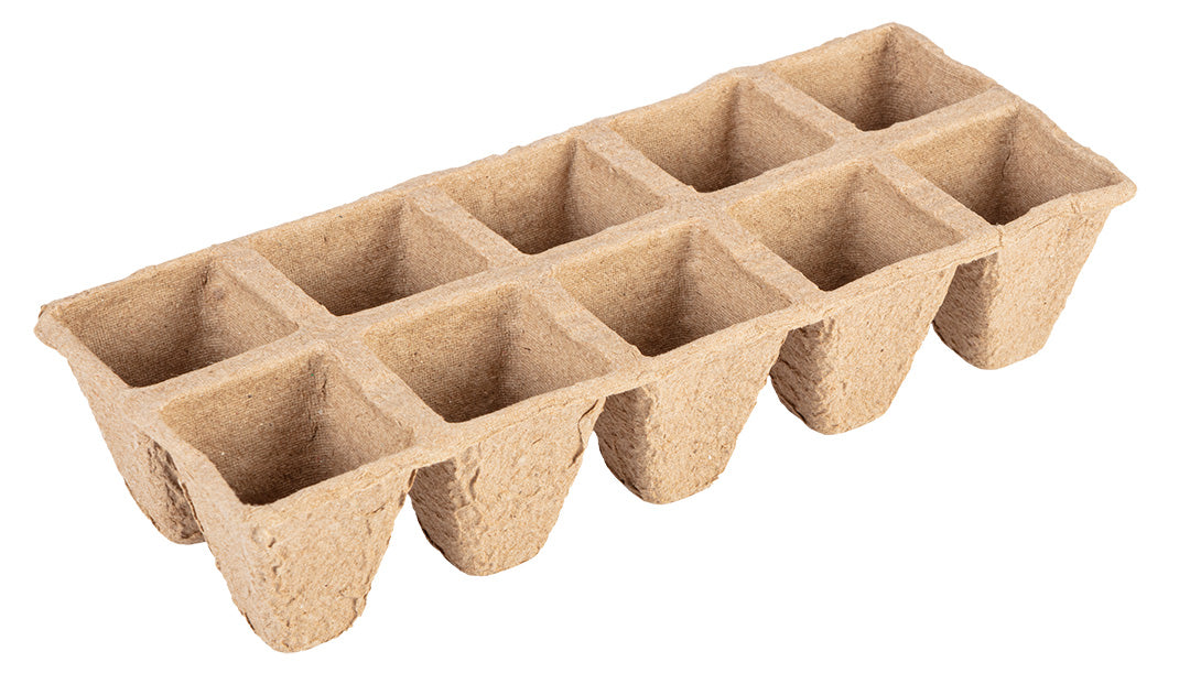 Malé rašelinové kvetináče (2x5 otvorov) 22 x 8,5 x 5,5 cm, 10 kusov od VERTO nájdeš na naravis.sk