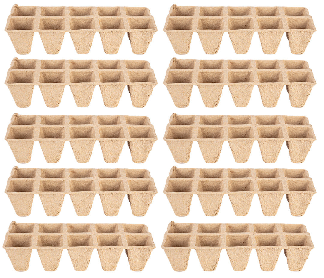 Malé rašelinové kvetináče (2x5 otvorov) 22 x 8,5 x 5,5 cm, 10 kusov od VERTO nájdeš na naravis.sk