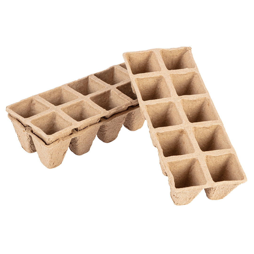 Malé rašelinové kvetináče (2x5 otvorov) 22 x 8,5 x 5,5 cm, 10 kusov od VERTO nájdeš na naravis.sk