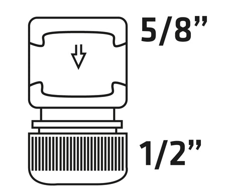 Prietokový spoj 1/2"-5/8", dvojmateriálový od VERTO nájdeš na naravis.sk