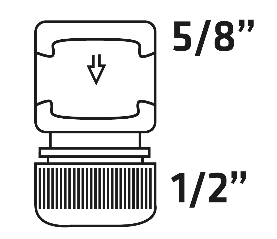 Prietokový spoj 1/2"-5/8", dvojmateriálový od VERTO nájdeš na naravis.sk
