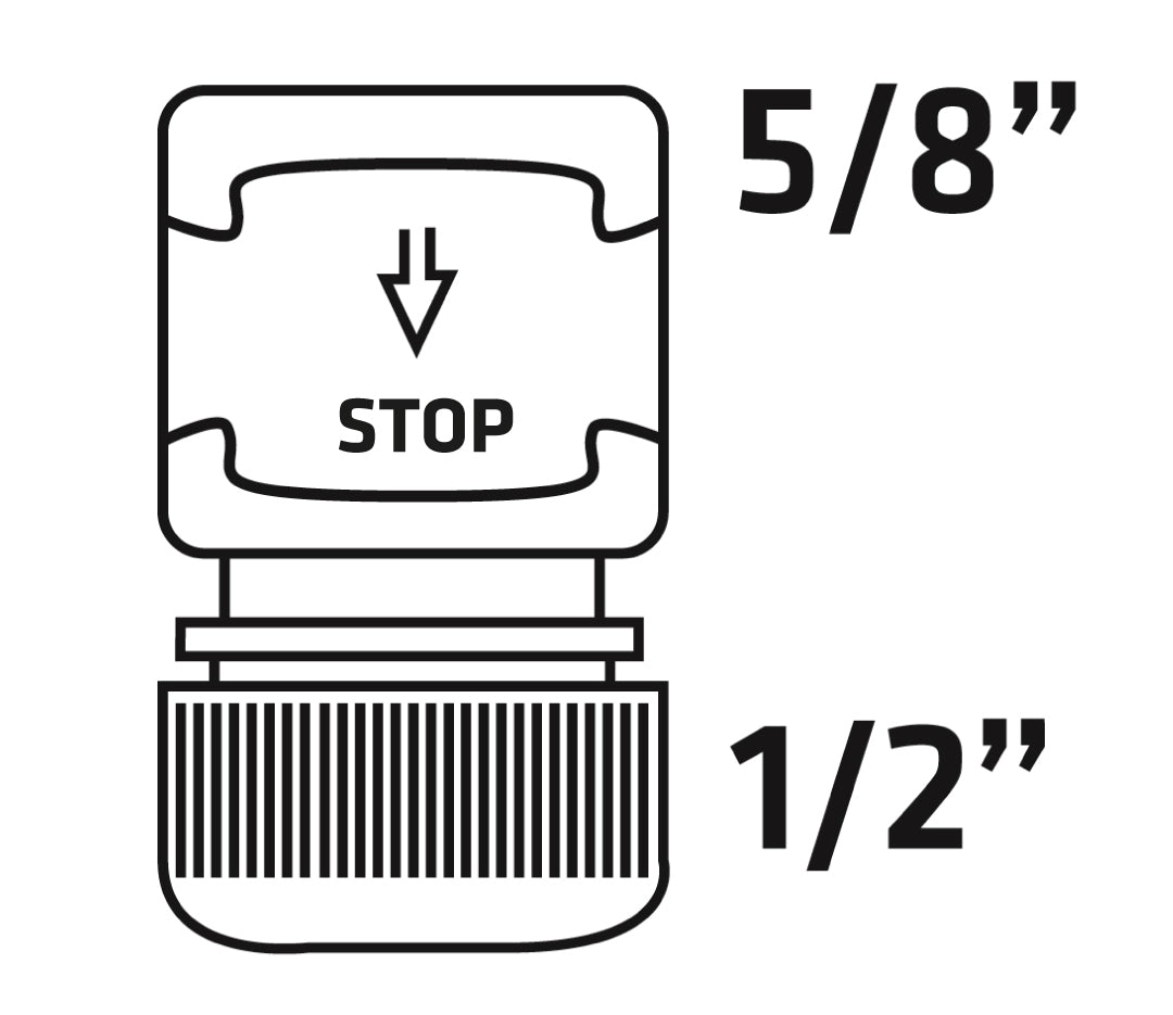 Spoj STOP 1/2"-5/8", dvojmateriálový, 30 ks, expozičná škatuľka od VERTO nájdeš na naravis.sk
