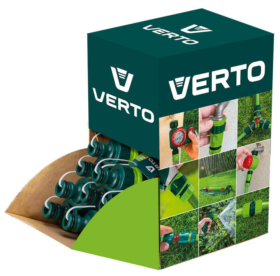 Prípojka k vodovodu 1/2"- 3/4", 30 ks, expozičná škatuľka od VERTO nájdeš na naravis.sk