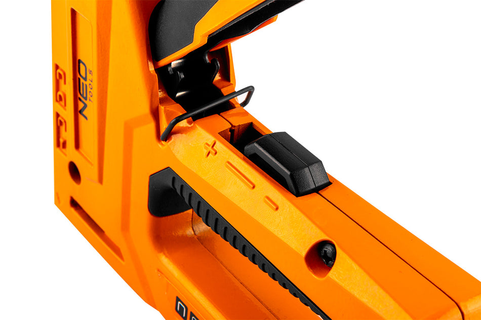 Multifunkčná zošívačka 4 v 1, 6-14 mm, hliník, sponky J, G, L, E od NEO TOOLS nájdeš na naravis.sk