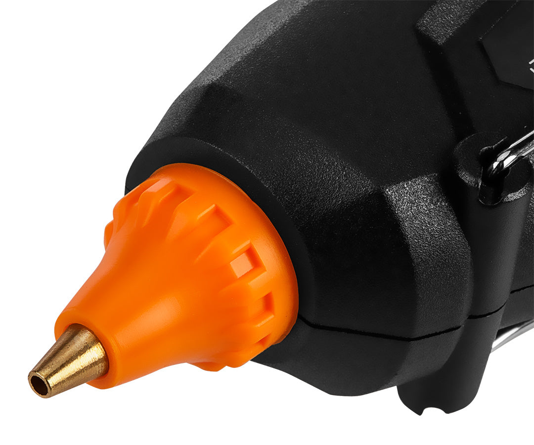 Súprava: lepiaca pištoľ 11 mm, 60/100W, 12 lepiacich náplní, 3 chrániče na prsty, látkové puzdro od NEO TOOLS nájdeš na naravis.sk