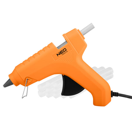 Lepiaca pištoľ 11 mm, 40 W + 12 kaziet s lepidlom od NEO TOOLS nájdeš na naravis.sk