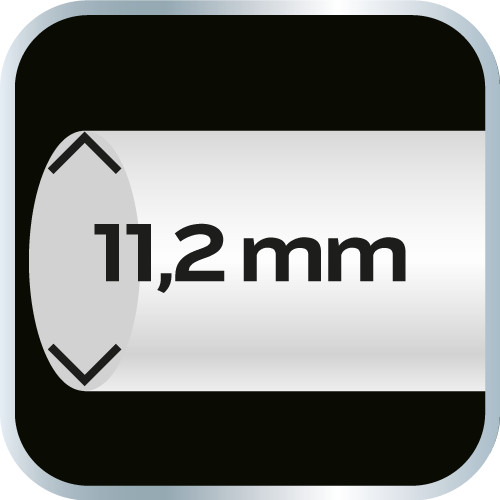 Tyčky lepiace 11 mm, 12 ks , transparentné od NEO TOOLS nájdeš na naravis.sk
