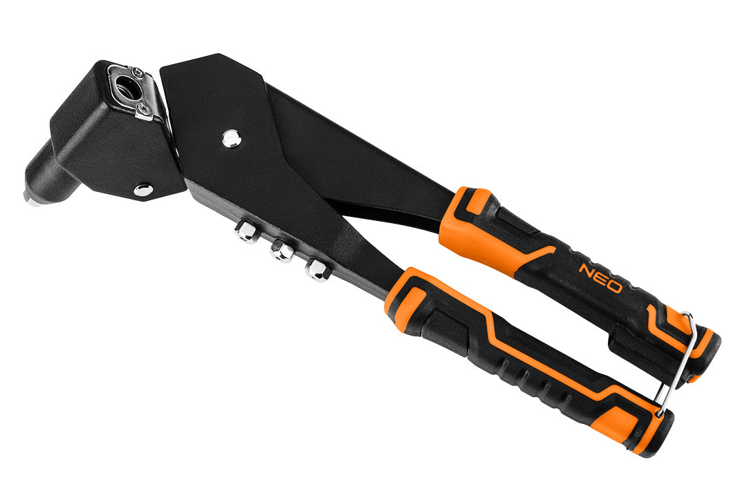 Nitovačka na oceľové a hliníkové nity 2,4/3,2/4,0/4,8 mm, viacpolohová od NEO TOOLS nájdeš na naravis.sk