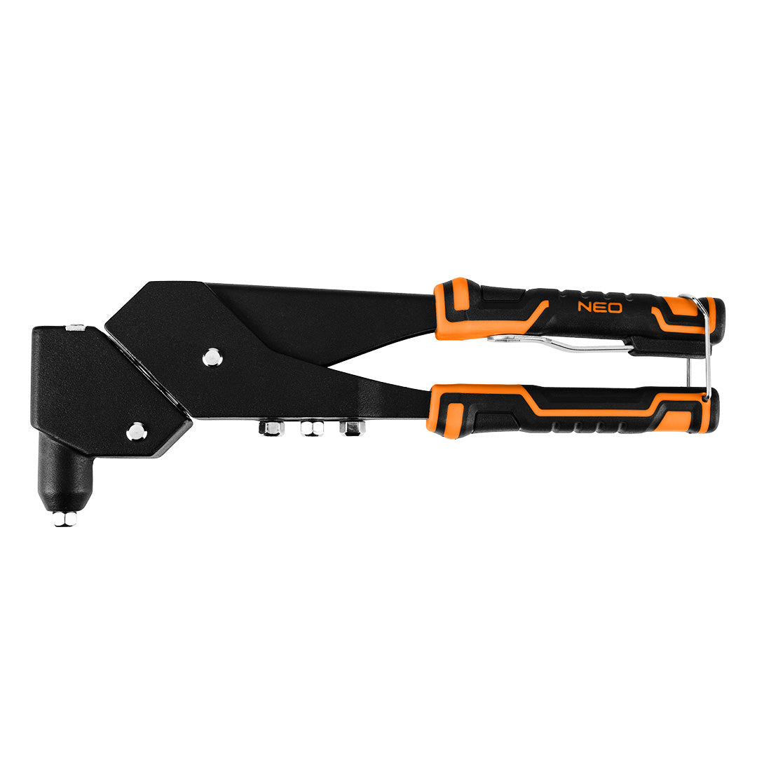 Nitovačka na oceľové a hliníkové nity 2,4/3,2/4,0/4,8 mm, viacpolohová od NEO TOOLS nájdeš na naravis.sk