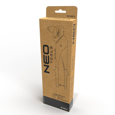 Nitovačka na oceľové a hliníkové nity 2,4/3,2/4,0/4,8 mm, viacpolohová od NEO TOOLS nájdeš na naravis.sk