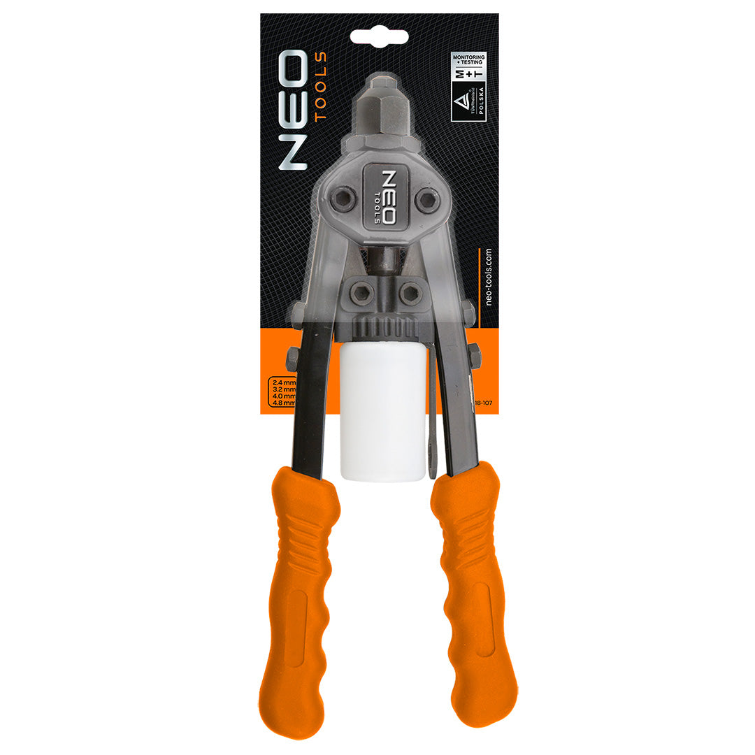 Nitovacie kliešte 2.4, 3.2, 4.0, 4.8 mm od NEO TOOLS nájdeš na naravis.sk