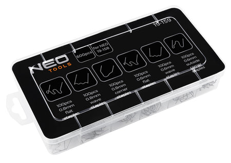 Sada plastových sponiek 600 ks. od NEO TOOLS nájdeš na naravis.sk