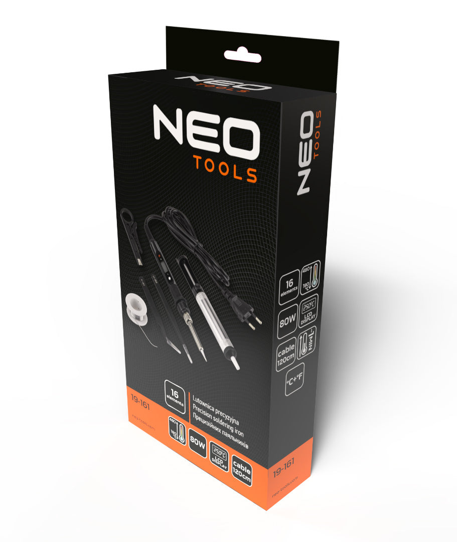 Presná spájkovačka 80W sada 16 el. od NEO TOOLS nájdeš na naravis.sk