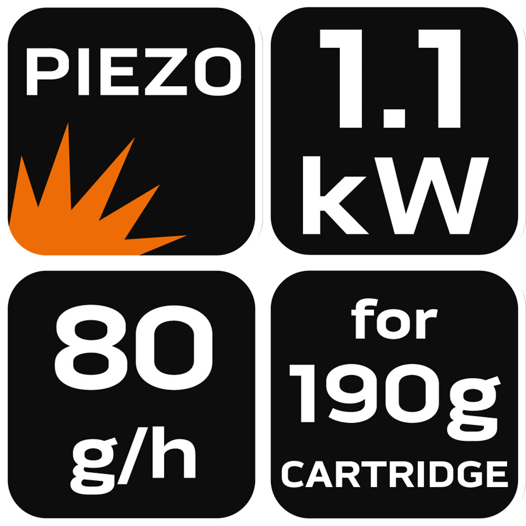 Plynová spájkovacia lampa so 190 g nábojmi, piezoelektrické zapaľovanie od NEO TOOLS nájdeš na naravis.sk
