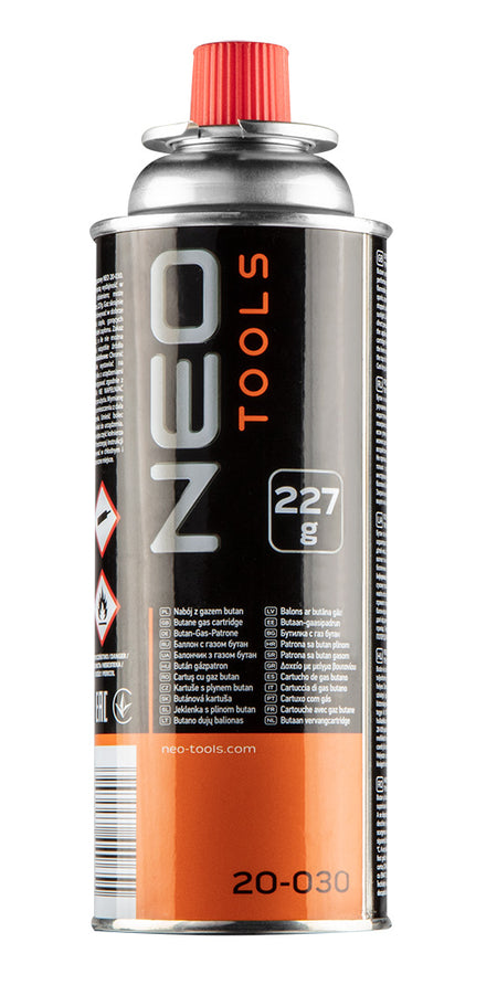 Skrutkovací plynový horák + plynová kartuša s butánom, 227 g od NEO TOOLS nájdeš na naravis.sk