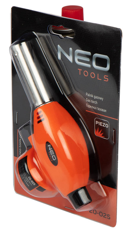 Skrutkovací plynový horák + plynová kartuša s butánom, 227 g od NEO TOOLS nájdeš na naravis.sk
