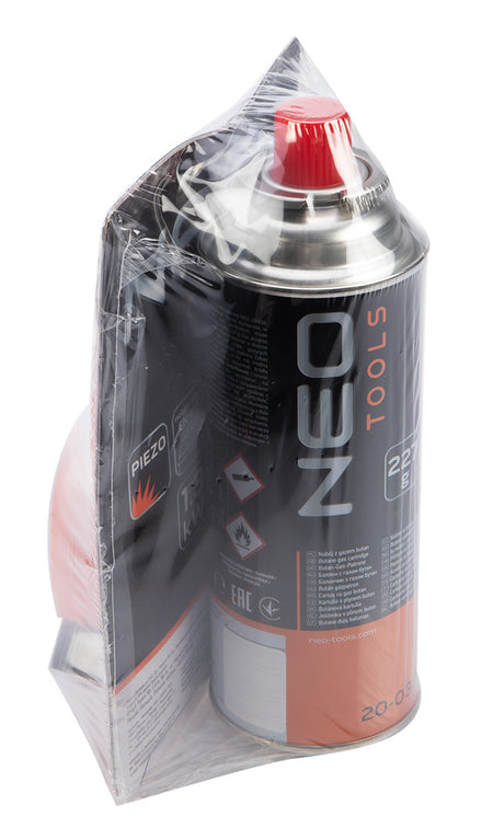 Skrutkovací plynový horák + plynová kartuša s butánom, 227 g od NEO TOOLS nájdeš na naravis.sk
