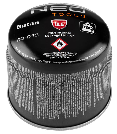 Plynová spájkovacia lampa pre 190 g kartuše + 4 plynové kartuše od NEO TOOLS nájdeš na naravis.sk