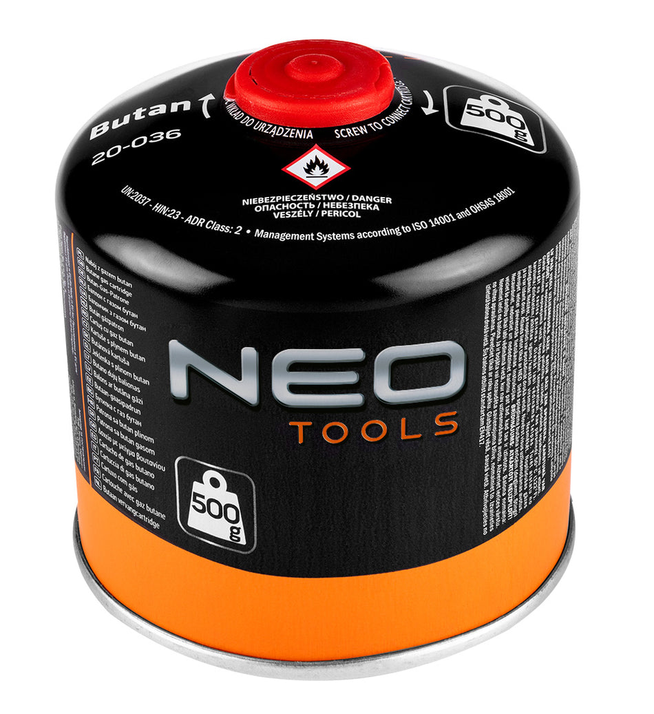 Turistický plynový horák + 2 plynové kartuše 20-036 od NEO TOOLS nájdeš na naravis.sk