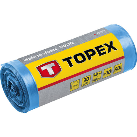 Vrecia na odpad 240 l, modré 10 ks. Extrémne silné, 45 mic od TOPEX nájdeš na naravis.sk