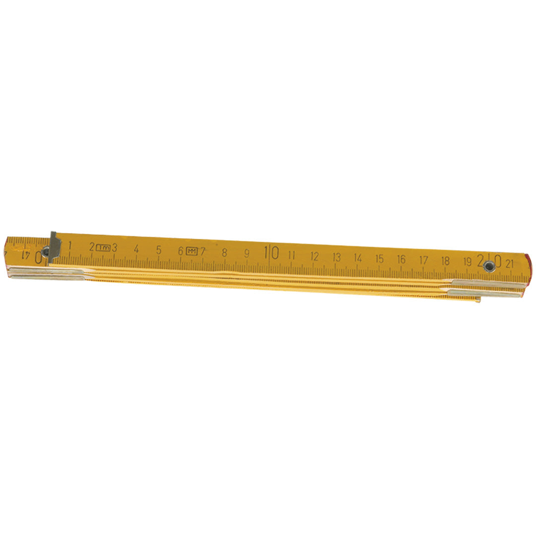 Drevené skladacie meter 1 m, žltý od Top Tools nájdeš na naravis.sk