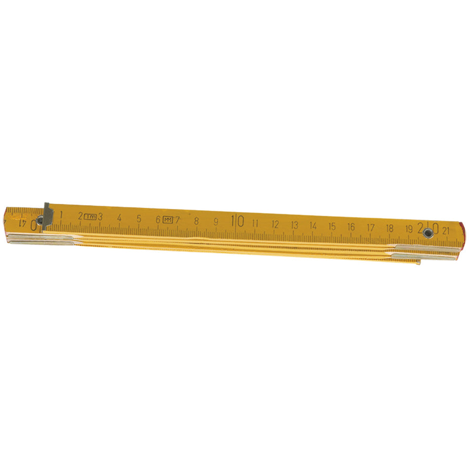 Drevené skladacie meter 1 m, žltý od Top Tools nájdeš na naravis.sk