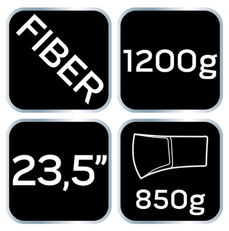 Sekera 1200 g, hlava 850 g, porisko zo skleného vlákna od NEO TOOLS nájdeš na naravis.sk