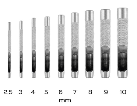 Sada 9 dierovačov, priemer 2,5-10 mm, oxfordské vrecko od NEO TOOLS nájdeš na naravis.sk