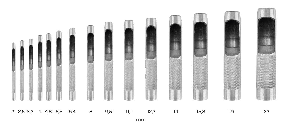 Sada 15 dierovačov, priemer 2-22 mm, oxfordské vrecko od NEO TOOLS nájdeš na naravis.sk