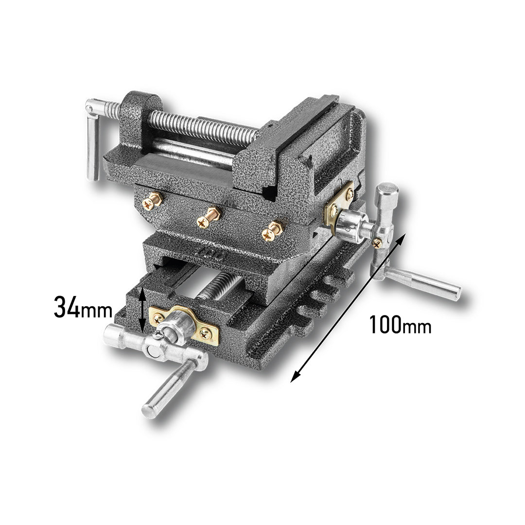 Dvojosový krížový strojový zverák 100 mm od NEO TOOLS nájdeš na naravis.sk