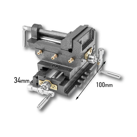Dvojosový krížový strojový zverák 100 mm od NEO TOOLS nájdeš na naravis.sk