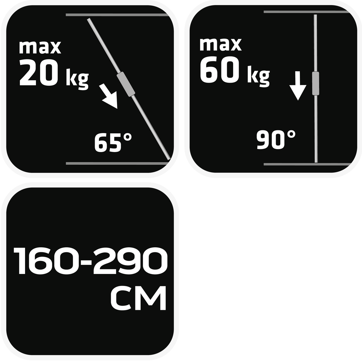 Teleskopová podpora 160-290 cm od NEO TOOLS nájdeš na naravis.sk