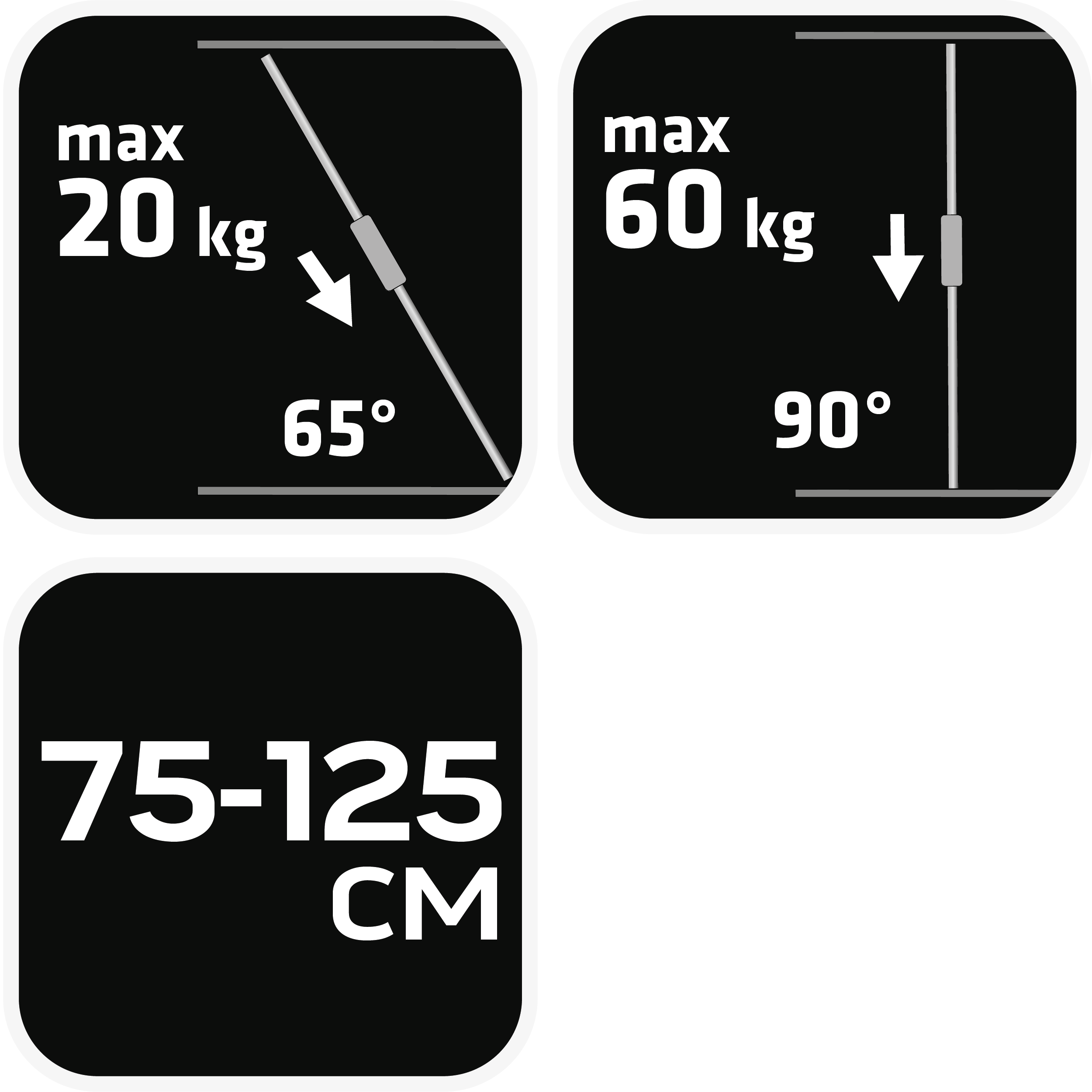 Teleskopová podpora 75-125 cm od NEO TOOLS nájdeš na naravis.sk