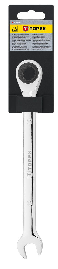 Plochý očkový kľúč s račňou 10 x 160 mm od TOPEX nájdeš na naravis.sk