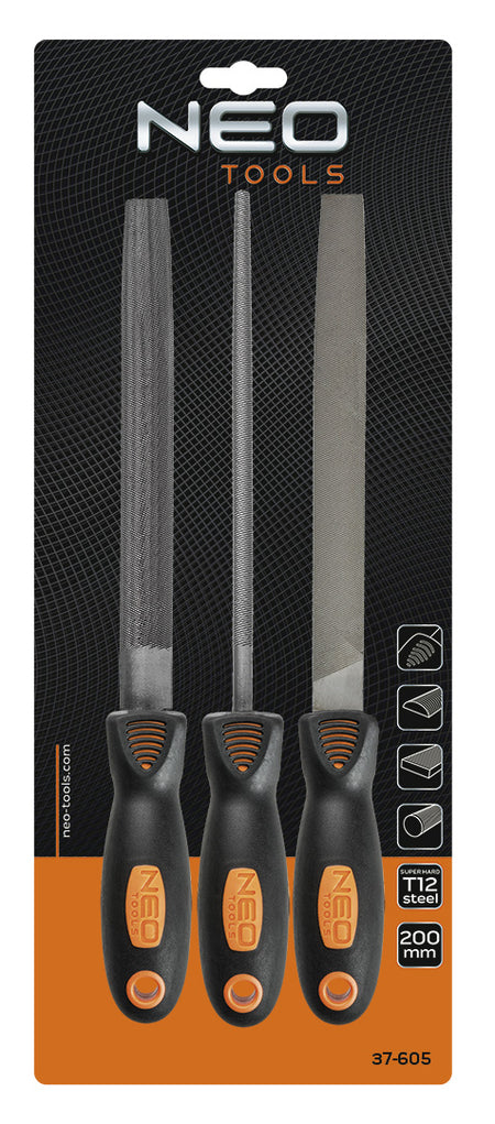 Pilníky na kov, sada 3ks od NEO TOOLS nájdeš na naravis.sk