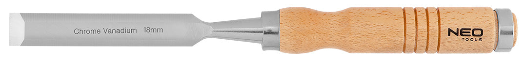 Dláta 6, 12, 18, 24 mm, sada 4 ks. Drevená rukoväť od NEO TOOLS nájdeš na naravis.sk