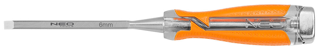 Dláta 6, 12, 18, 24, sada 4 ks. Dvojzložková rukoväť. Zabalené v kufríku od NEO TOOLS nájdeš na naravis.sk