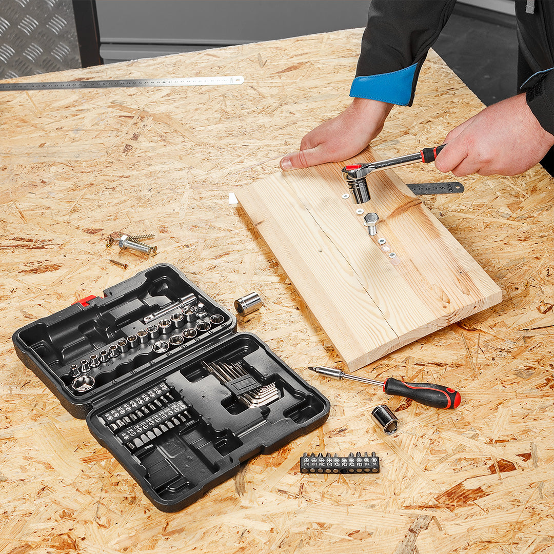 Súprava nástavcových kľúčov 3/8", 63 ks od Top Tools nájdeš na naravis.sk