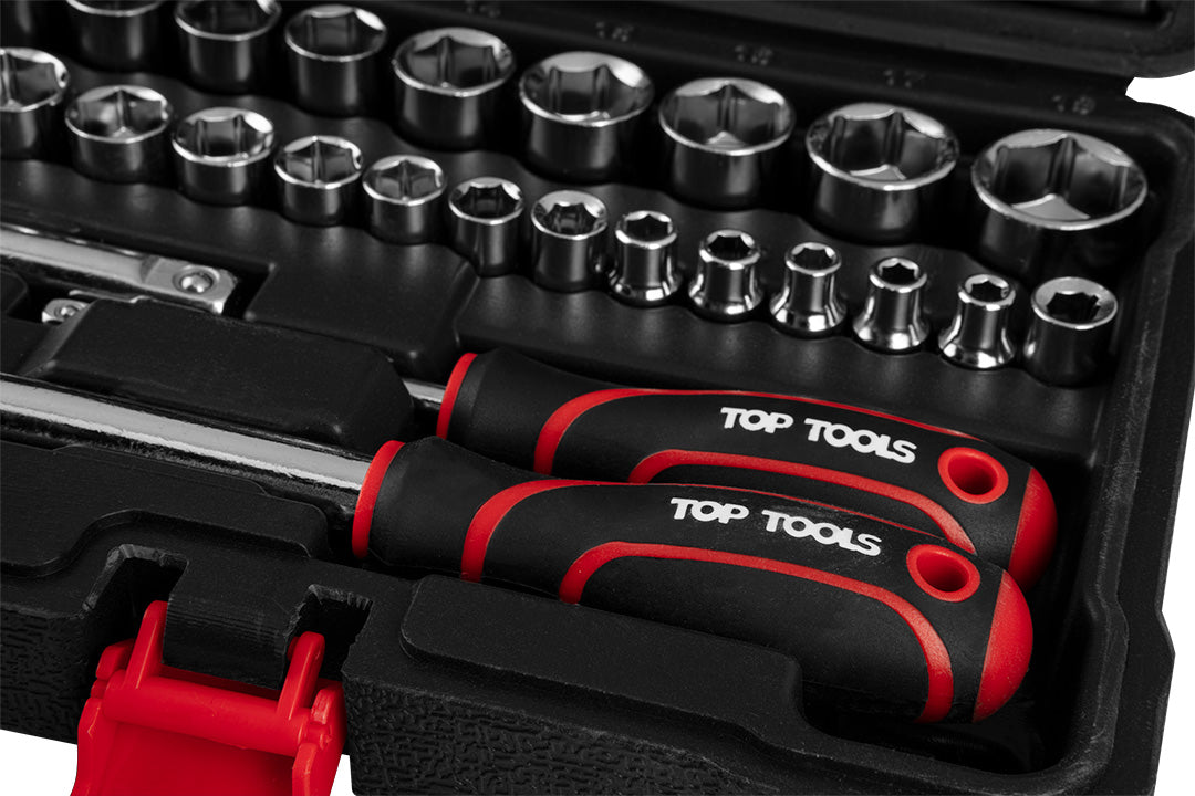 Súprava nástavcových kľúčov 3/8", 63 ks od Top Tools nájdeš na naravis.sk