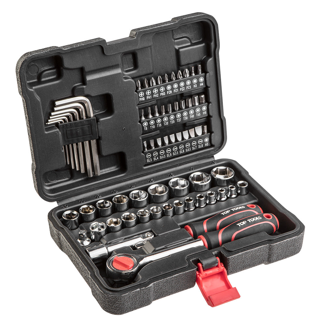 Súprava nástavcových kľúčov 3/8", 63 ks od Top Tools nájdeš na naravis.sk