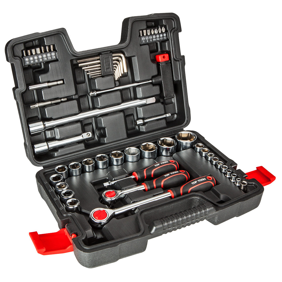 Súprava nástavcových kľúčov 1/4", 1/2" 53 ks od Top Tools nájdeš na naravis.sk