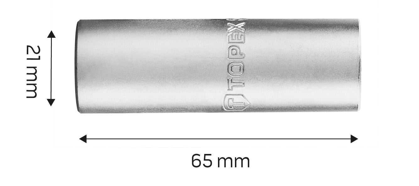 Sviečková gola hlavica 1/2", 21 mm od TOPEX nájdeš na naravis.sk