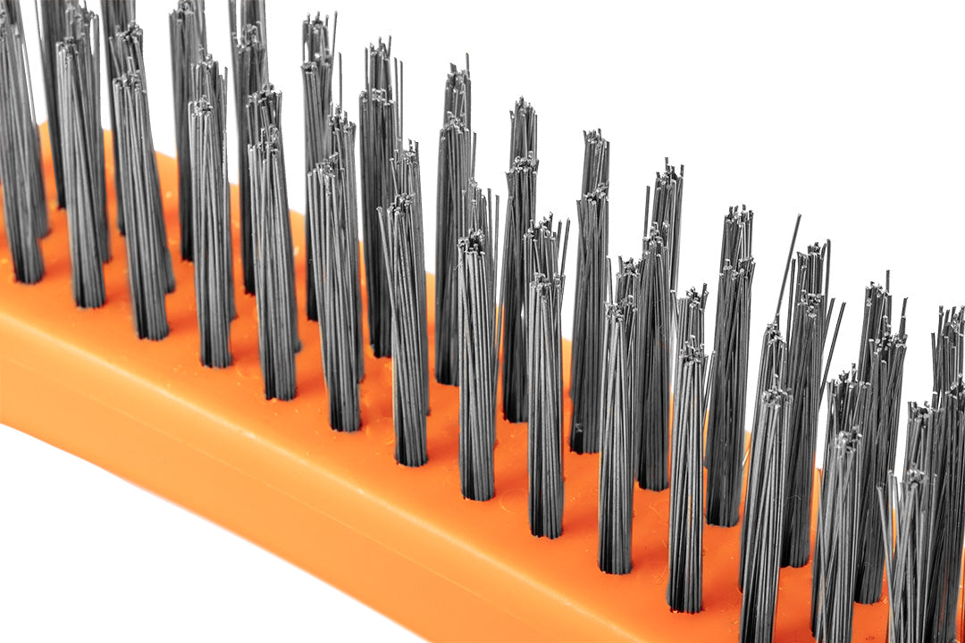 Drôtená kefa, oceľový drôt, 4x16 radov od NEO TOOLS nájdeš na naravis.sk