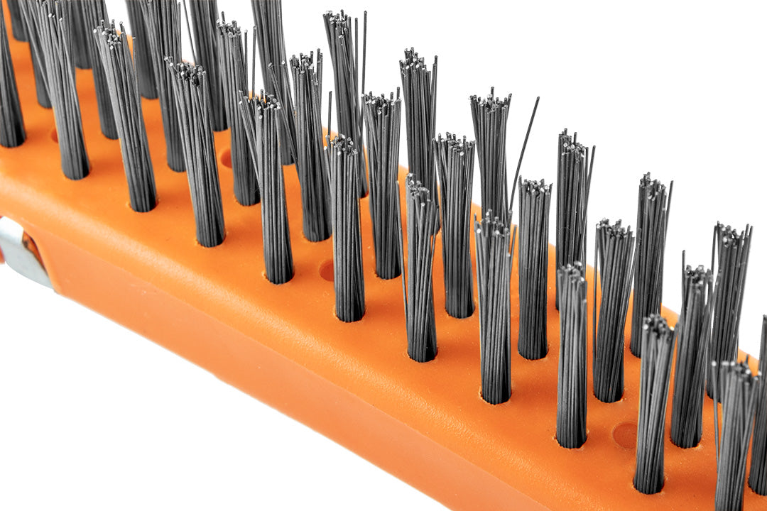 Drôtená kefa, oceľový drôt, 3x19 radov, so škrabkou od NEO TOOLS nájdeš na naravis.sk