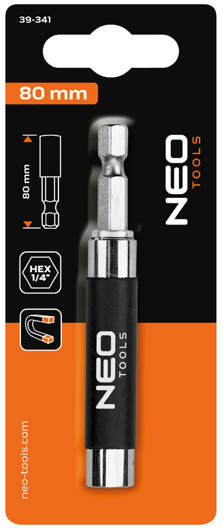 Držiak bitov, 1/4", 80 mm od NEO TOOLS nájdeš na naravis.sk