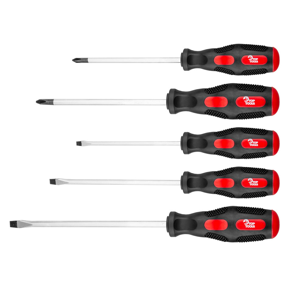 Sada skrutkovačov, 5 ks od Top Tools nájdeš na naravis.sk