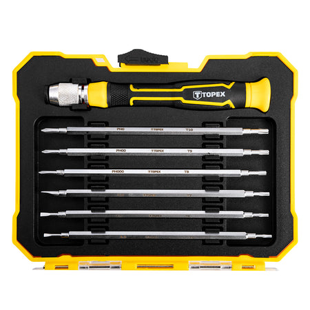 Sada mikroskrutkovačov, 7 ks od TOPEX nájdeš na naravis.sk