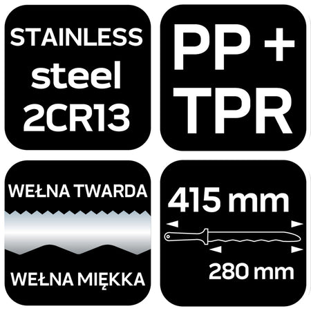 Rezák na minerálnu vlnu 415 mm, čepeľ 280 mm od NEO TOOLS nájdeš na naravis.sk