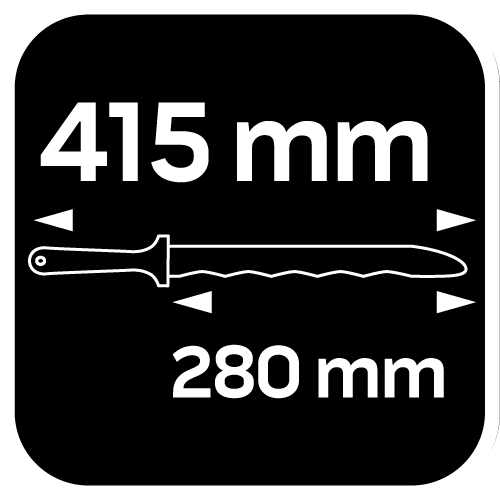 Rezák na minerálnu vlnu 415 mm, čepeľ 280 mm od NEO TOOLS nájdeš na naravis.sk