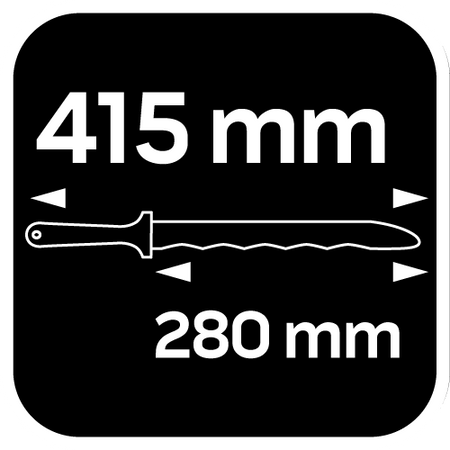 Rezák na minerálnu vlnu 415 mm, čepeľ 280 mm od NEO TOOLS nájdeš na naravis.sk